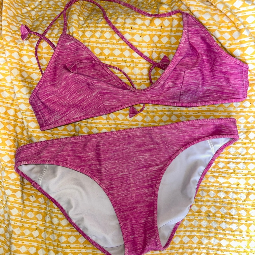 Pink Lululemon Bikini Set